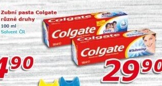 Pasty na zuby Colgate