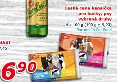 Kapsičky pro kočky Česká cena