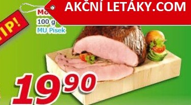 Moravské maso uzené Maso uzeniny Písek