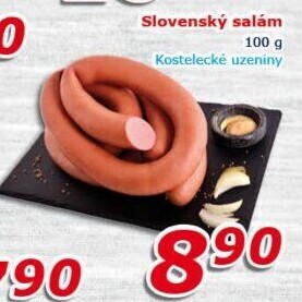 Salám slovenský točený Kostelecké uzeniny
