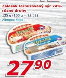 Sýr termizovaný Zálesák