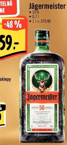 Bylinný likér Jägermeister
