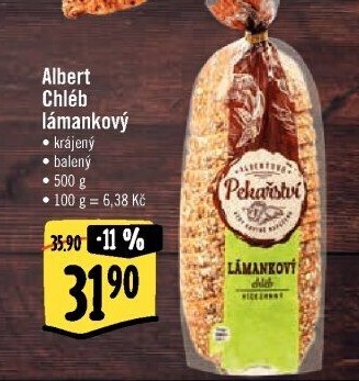 Chléb lámankový Albert