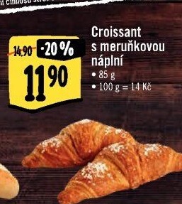 Croissant s náplní