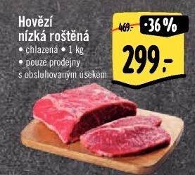 Hovězí roštěná nízká