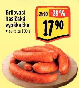 Klobása hasičská vypékačka