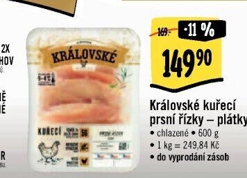 Kuřecí prsní řízky královské Albert