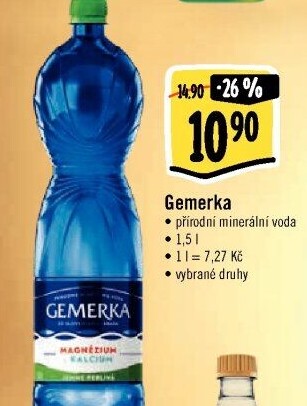 Minerální voda Gemerka