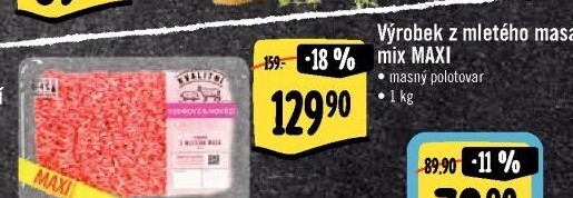 Mleté maso mix Albert