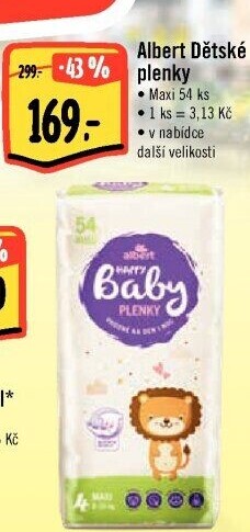 Pleny dětské Albert