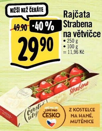 Rajčata keříková Čerstvě utrženo