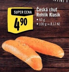Rohlík Klasik Česká chuť
