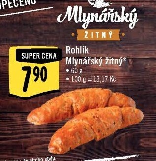 Rohlík Mlynářský žitný Albert