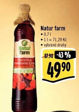 Sirup Natur Farm