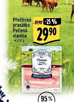 Slanina pečená Přeštické prasátko Česká chuť