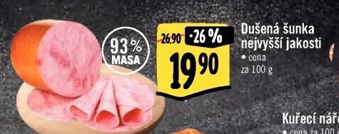 Šunka dušená nejvyšší jakosti