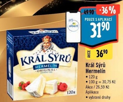 Sýr Hermelín Král sýrů