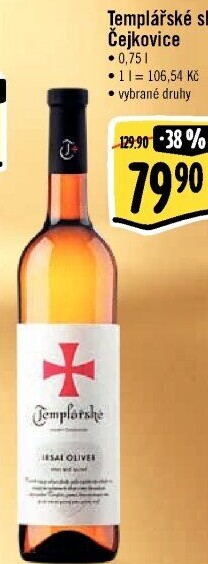 Vína Templářské sklepy Čejkovice