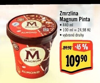 Zmrzlina v kelímku Magnum Algida