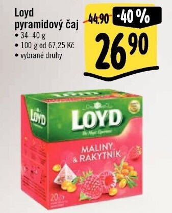 Čaj Loyd - pyramidový