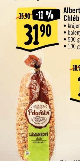 Chléb lámankový Albert