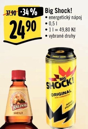 Energetický nápoj Big Shock
