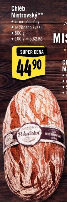 Mistrovský chléb Albert