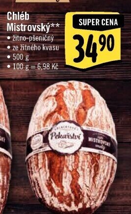 Mistrovský chléb Albert