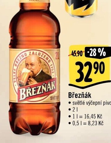 Pivo světlé výčepní 10° Březňák