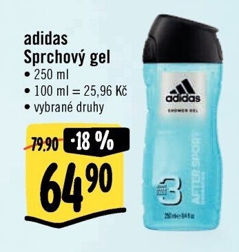 Sprchový gel Adidas