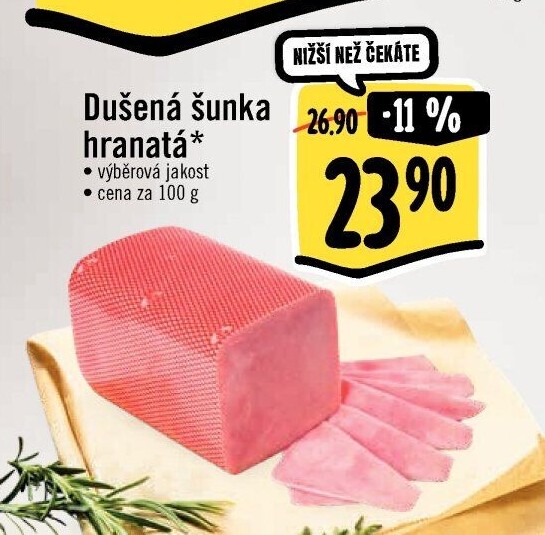 Šunka dušená hranatá výběrová