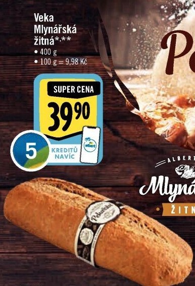 Veka Mlynářská žitná Albert