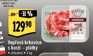 Vepřová krkovice s kostí Albert