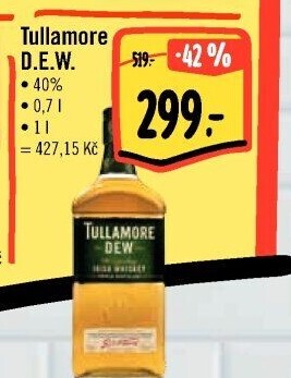 Whisky irská Tullamore Dew