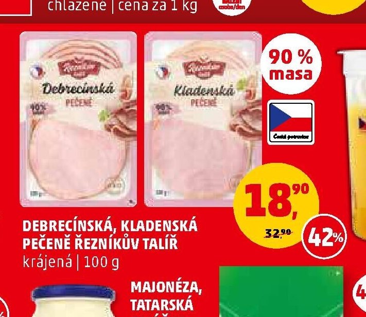 Debrecínská, Kladenská pečeně Řezníkův talíř
