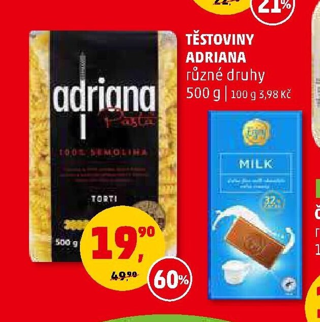 Těstoviny Adriana