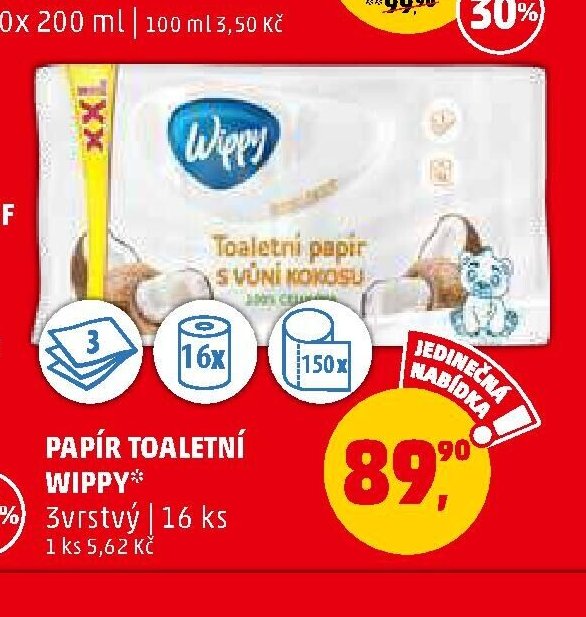Papír toaletní Wippy