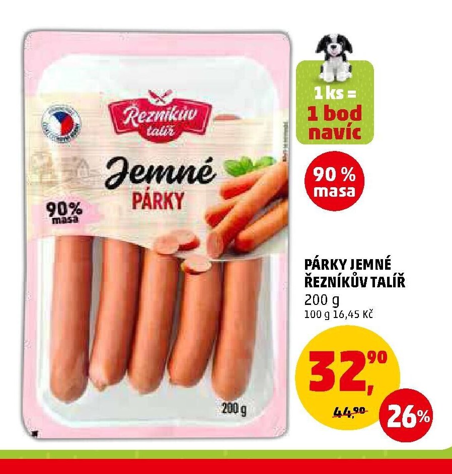 PÁRKY JEMNÉ ŘEZNÍKŮV TALÍŘ