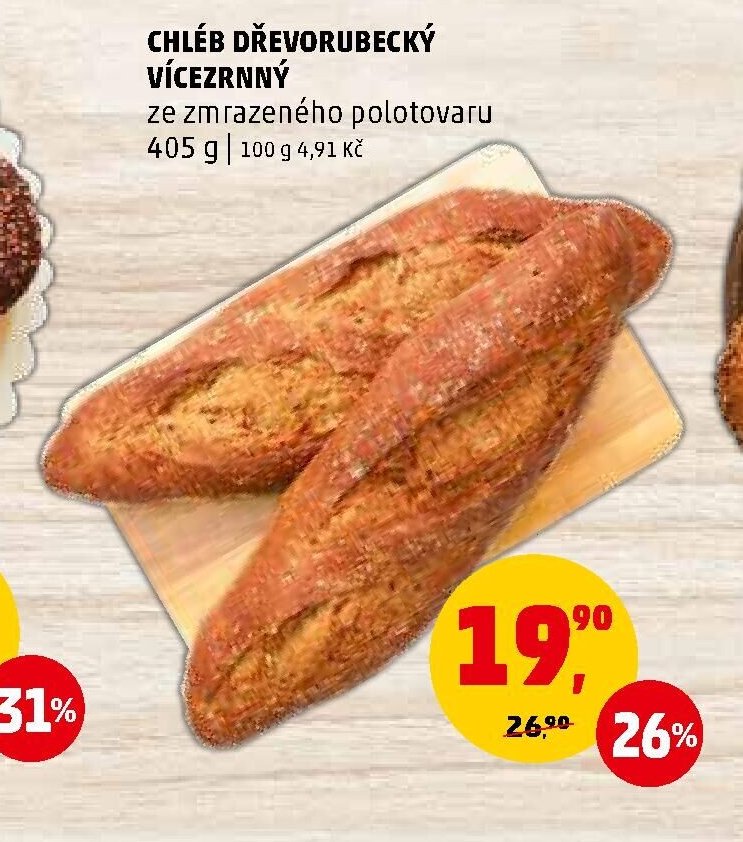 CHLÉB DŘEVORUBECKÝ VÍCEZRNNÝ