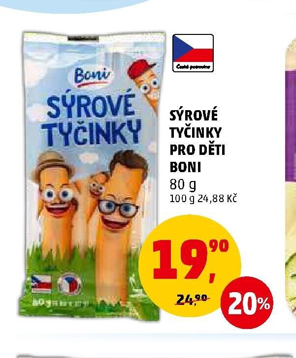 Sýrové tyčinky Boni