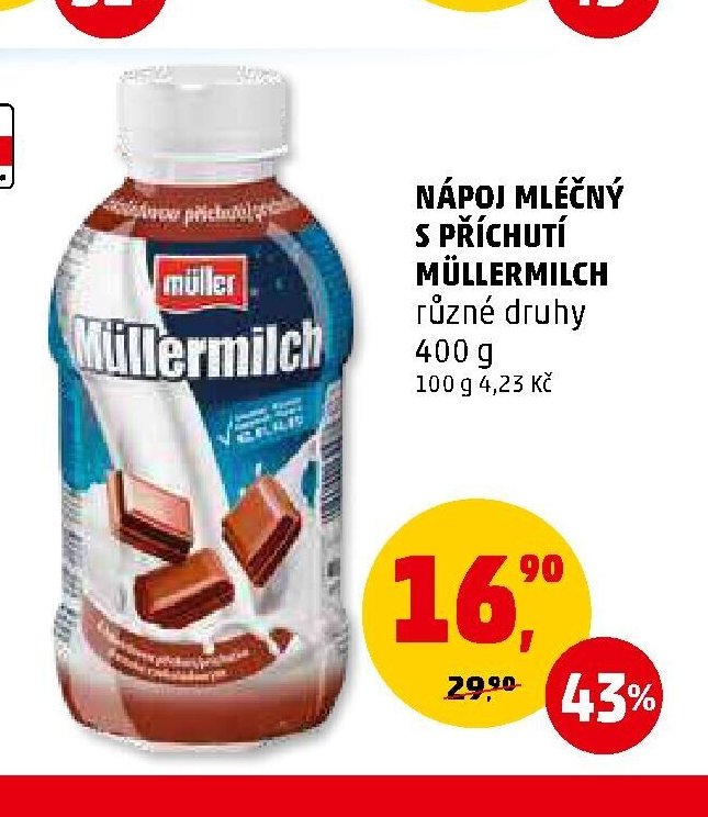 Nápoj mléčný s příchutí Müllermilch
