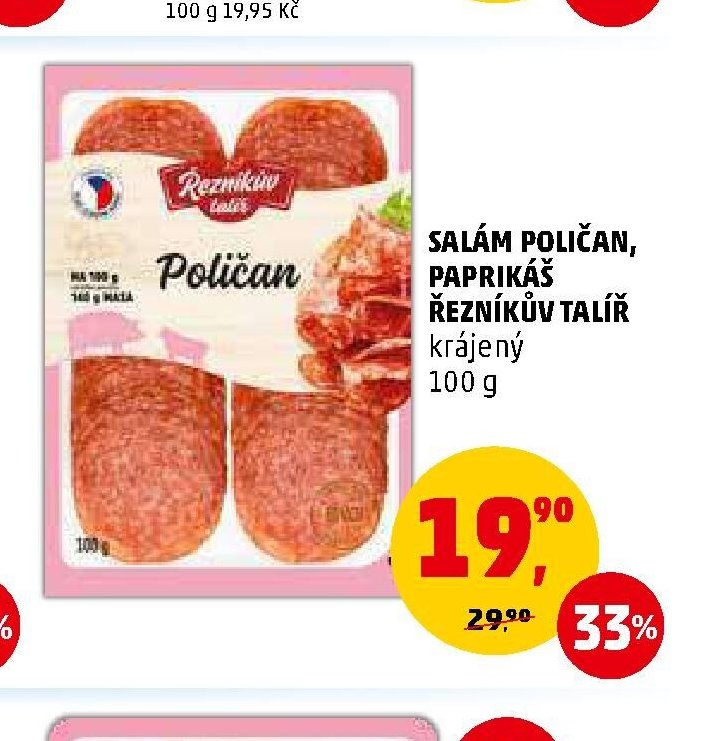 Salám Poličan, Paprikáš Řezníkův talíř