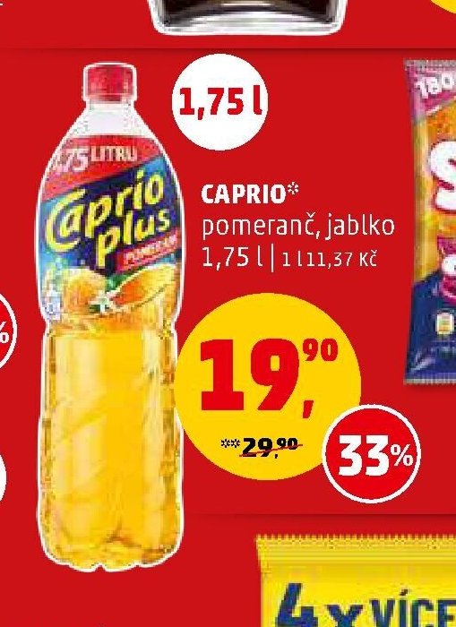 CAPRIO pomeranč, jablko 1,75 l