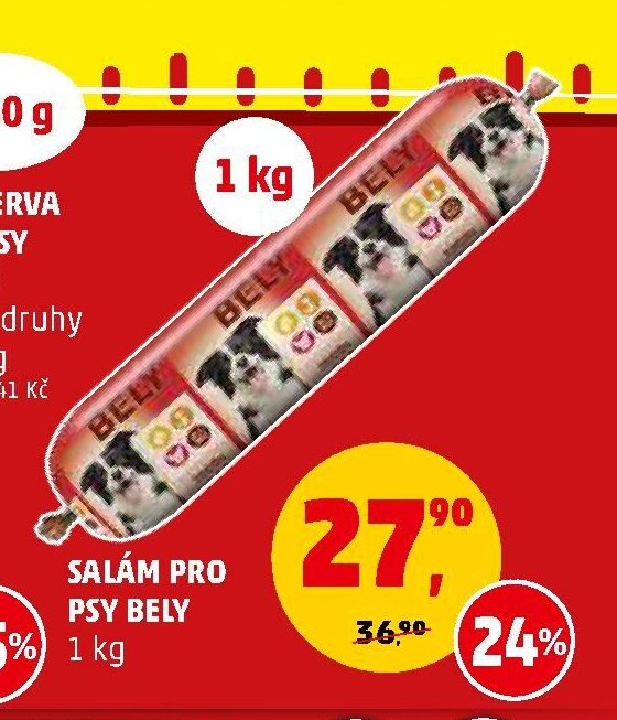 Salám pro psy Bely