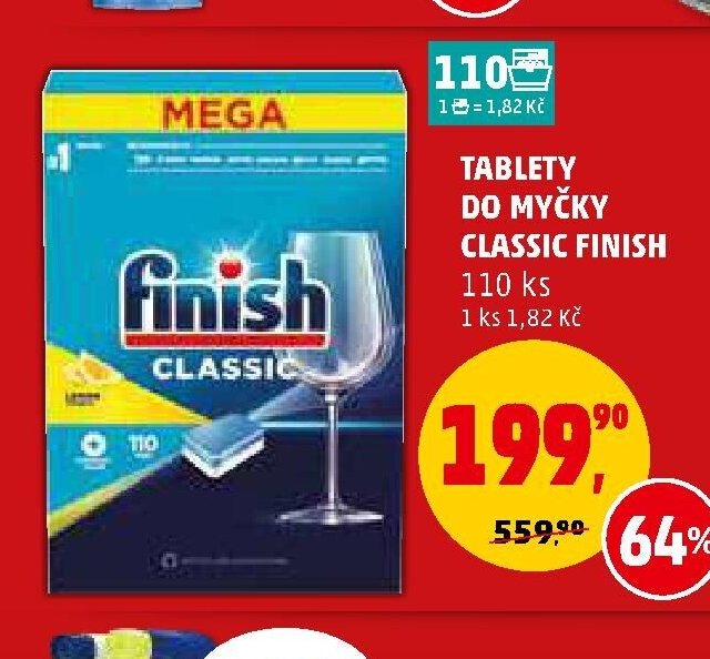 Tablety do myčky Classic Finish