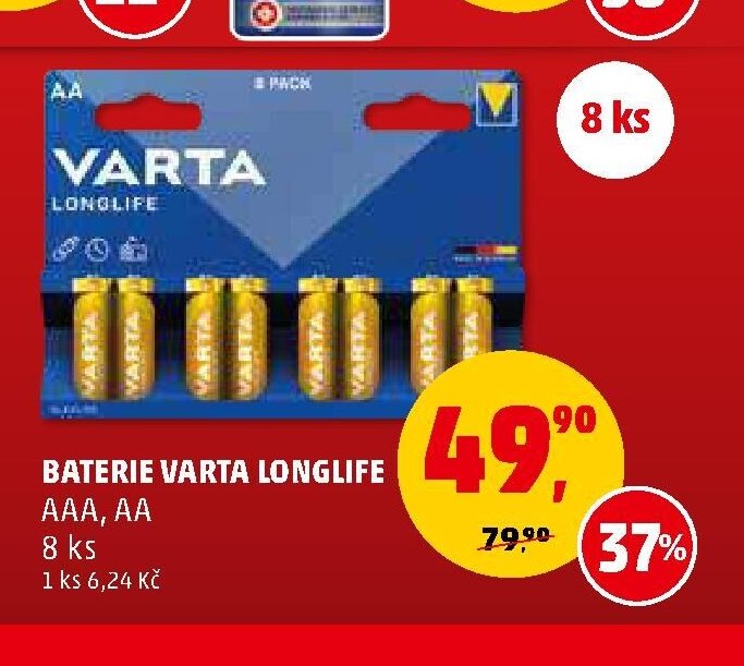 Baterie Varta Longlife