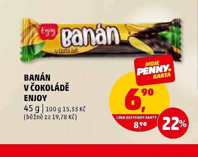 Banán v čokoládě Enjoy