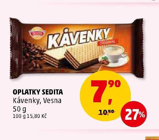 OPLATKY SEDITA Kávenky, Vesna