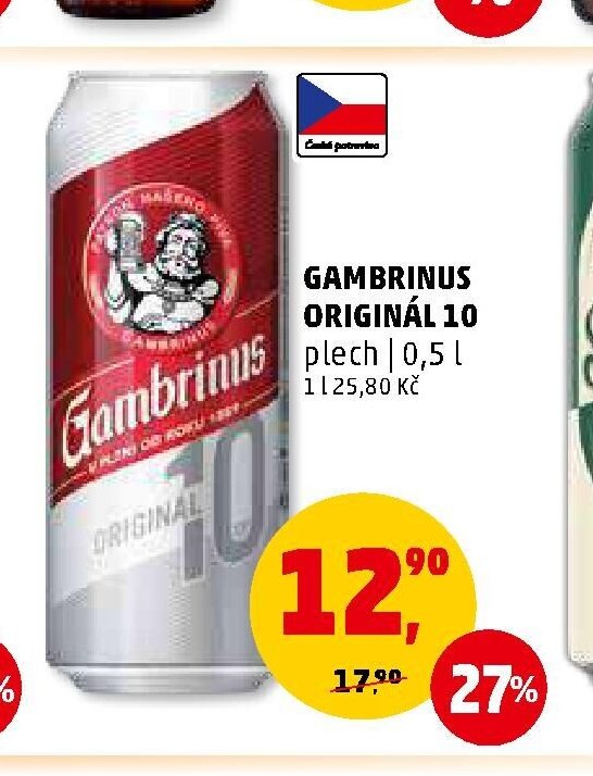 GAMBRINUS ORIGINÁL 10