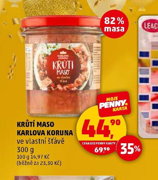KRŮTÍ MASO KARLOVA KORUNA